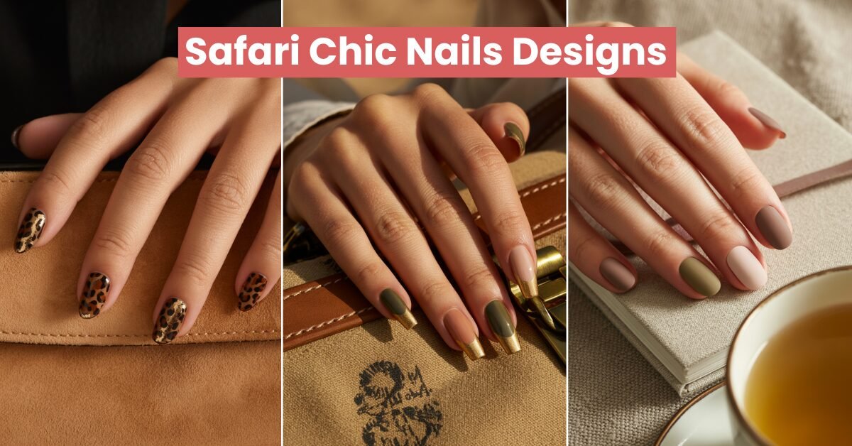 safari chic nail designs ideas