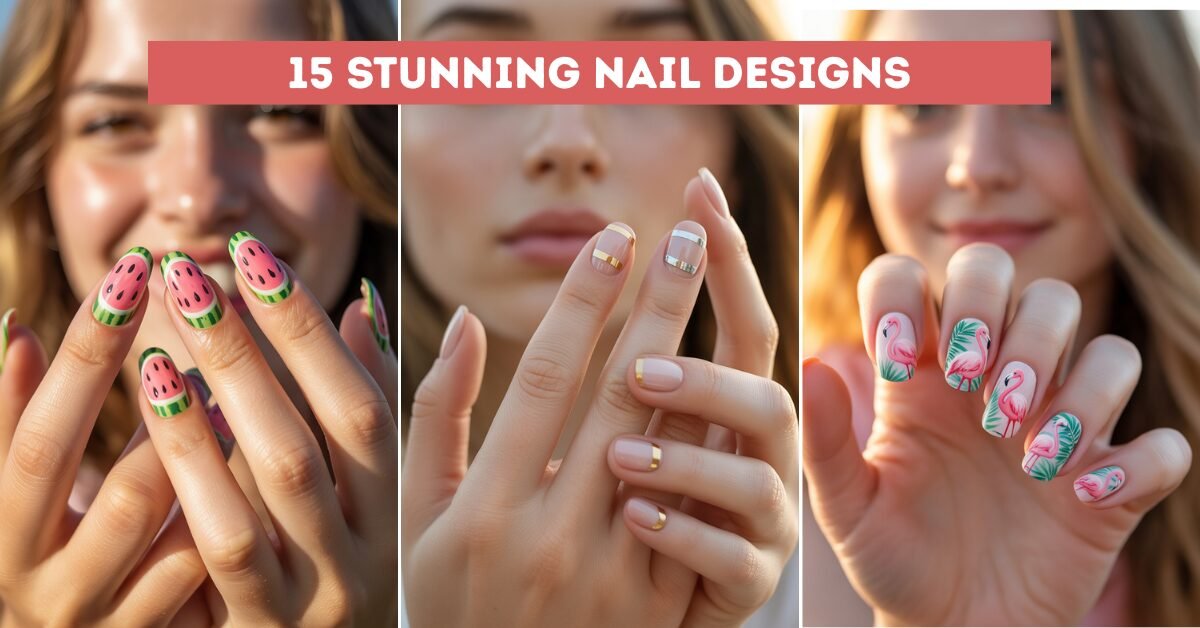 15 Stunning Nail Designs to Elevate Your Summer Look!