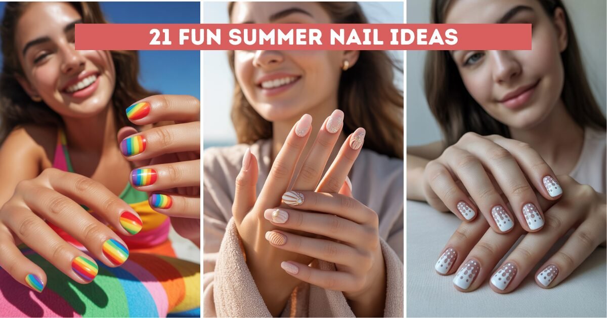 21 Fun Summer Nail Ideas to Make Your Mani Pop