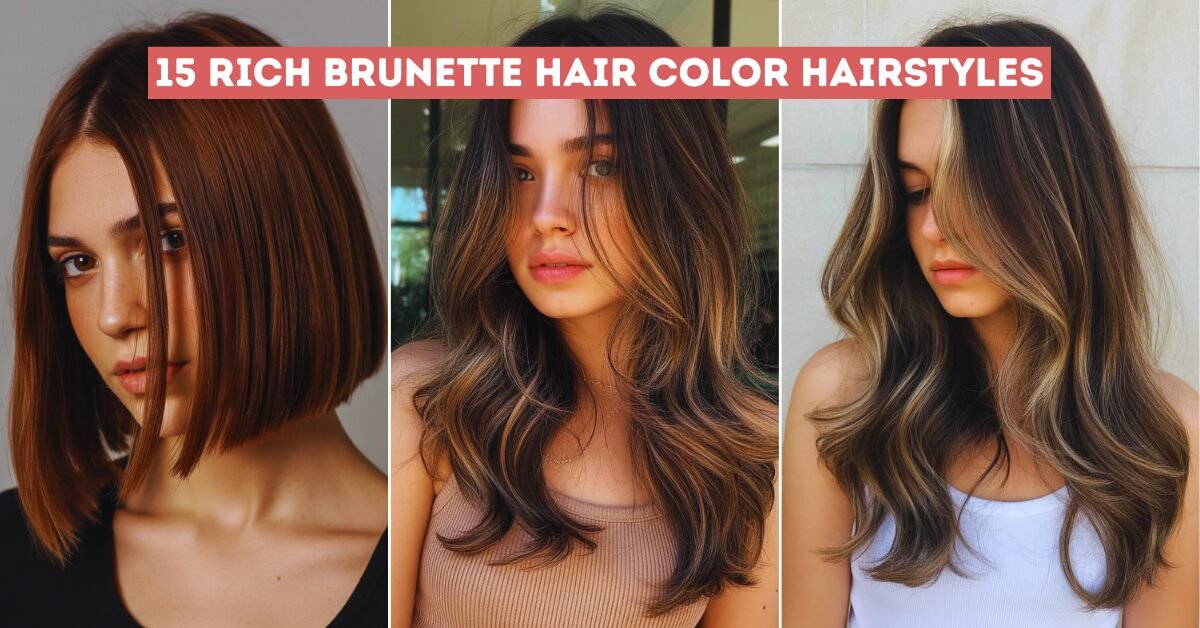 15 Rich Brunette Hair Color Hairstyles to Embrace Your Dark Side